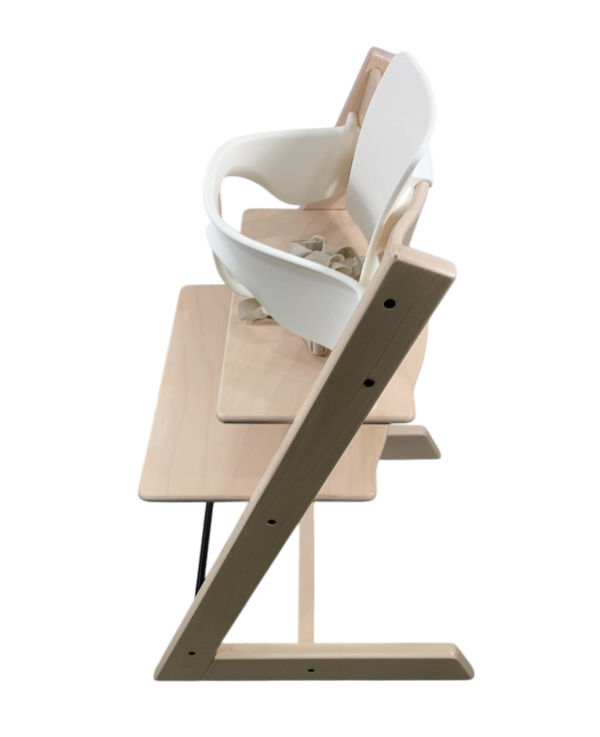 Stokke Tripp Trapp High Chair With Baby Set, Whitewash Supply - Image 2