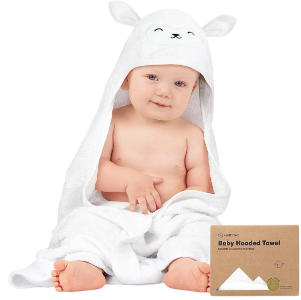 KeaBabies Baby Hooded Towel, Lamb Hot on Sale