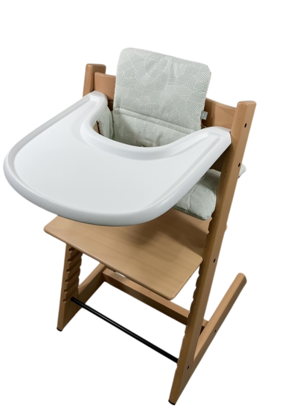 Stokke Tripp Trapp Complete High Chair, Mosaic Green, Natural Fashion
