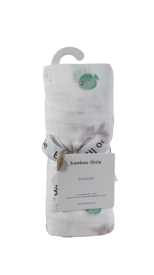 Bamboo Little Swaddle, 1 pack, Fish Online now