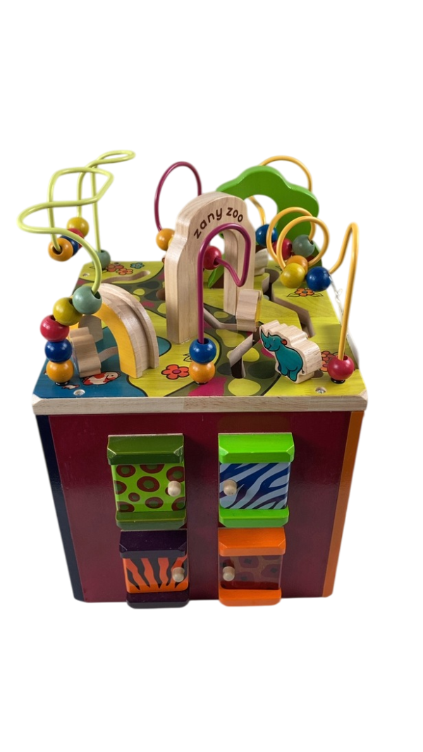 B. toys Zany Zoo Wooden Activity Cube Online Sale
