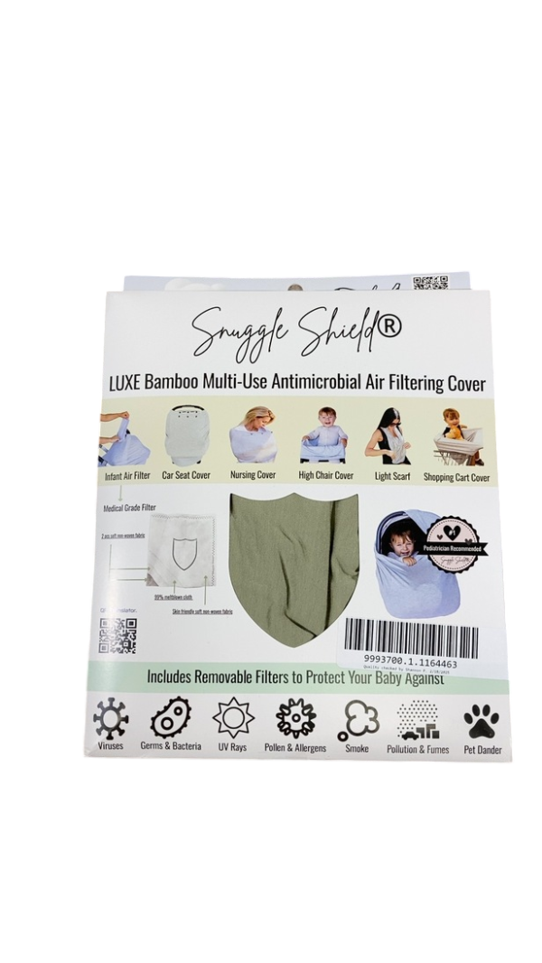 Snuggle Shield LUXE Protection Bamboo Multi Use Antimicrobial Infant Car Seat Nursing Cover, Moss Green, Bamboo Online