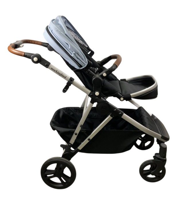 Mockingbird Single to Double 2.0 Stroller, 2024, Silver With Penny Leather, Sky, Windowpane For Cheap - Image 3