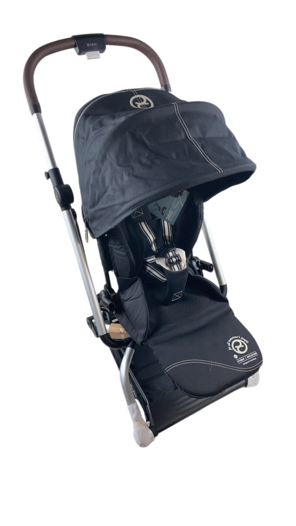 Cybex Eezy S Twist+2 Stroller , 2022, Moon Black Supply