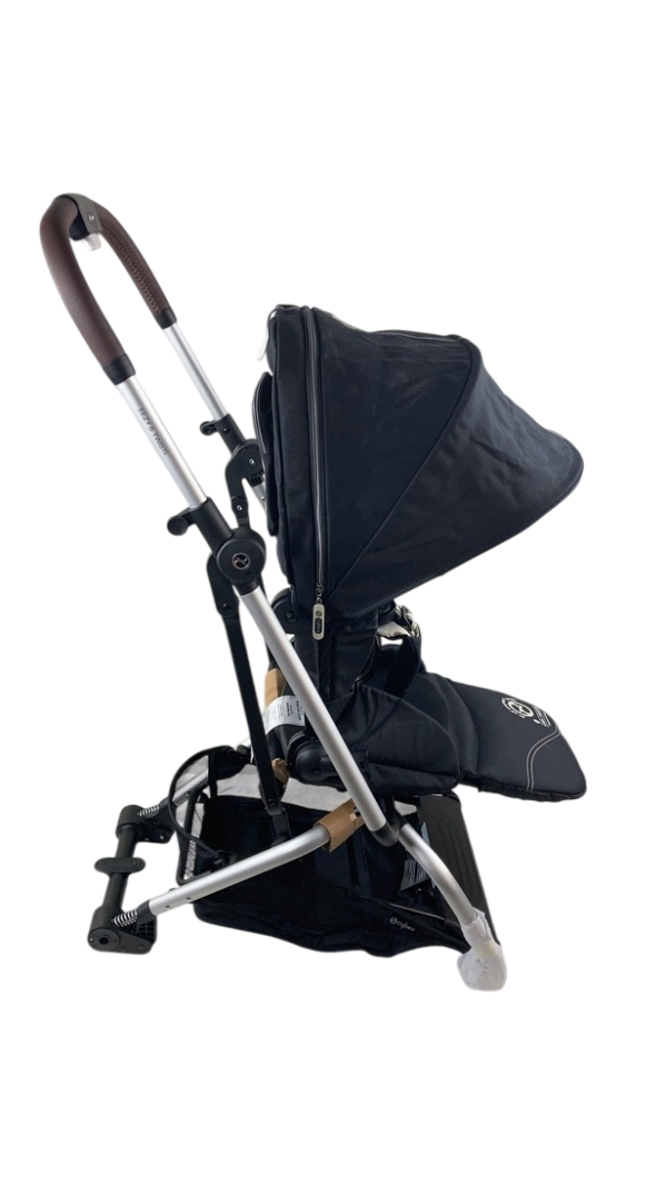 Cybex Eezy S Twist+2 Stroller , 2022, Moon Black Supply - Image 4