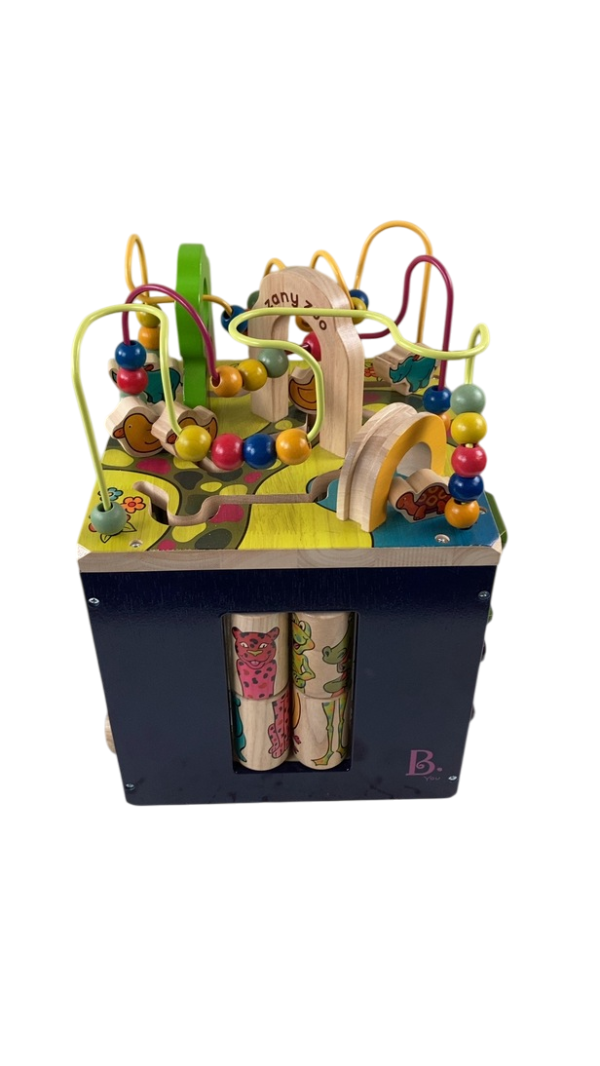 B. toys Zany Zoo Wooden Activity Cube Online Sale - Image 3
