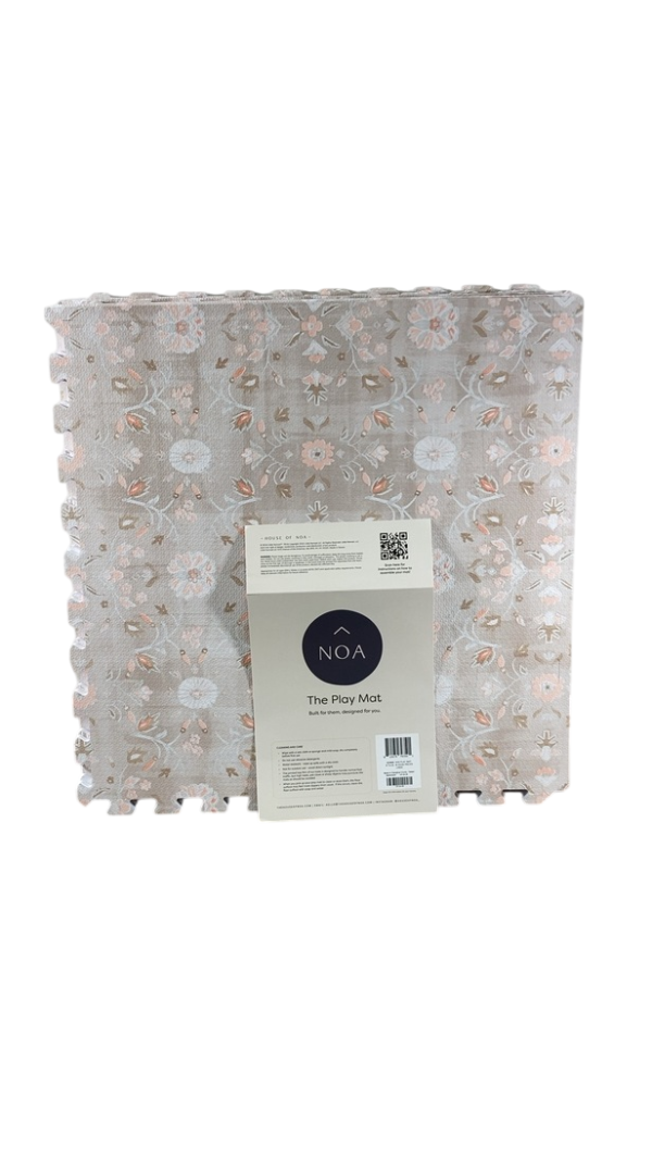 House Of Noa Little Nomad Play Mat, Linen, Gemma, 4x8 Cheap