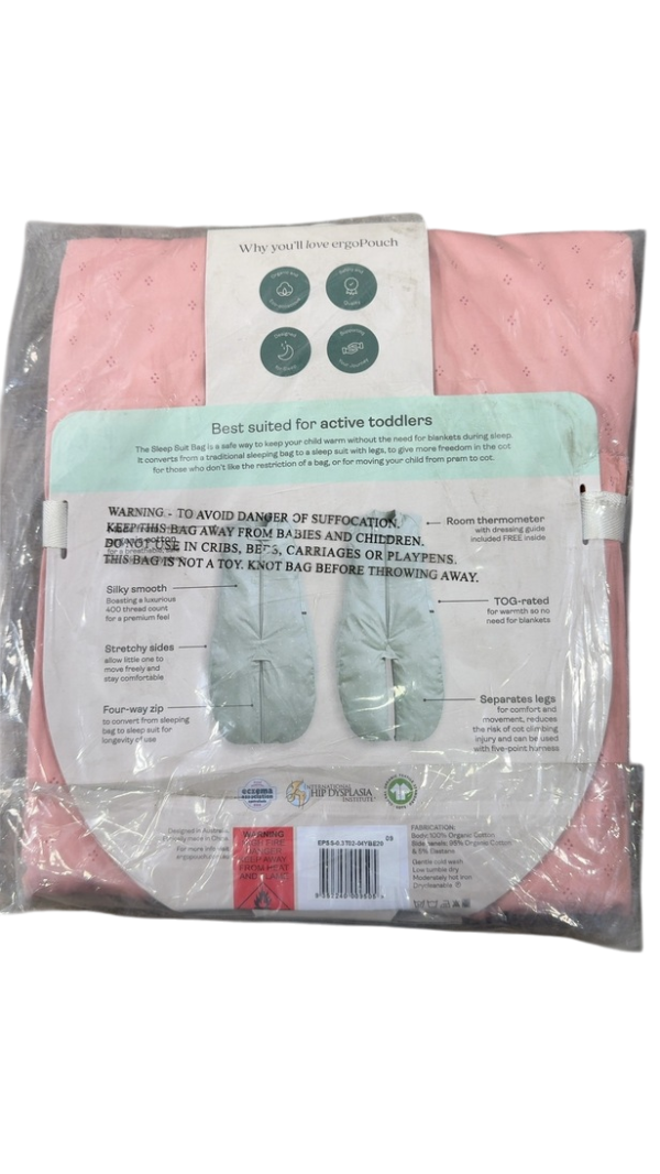 ErgoPouch Sleep Suit Bag .3 TOG, 2-4 Years, Berries Cheap - Image 3