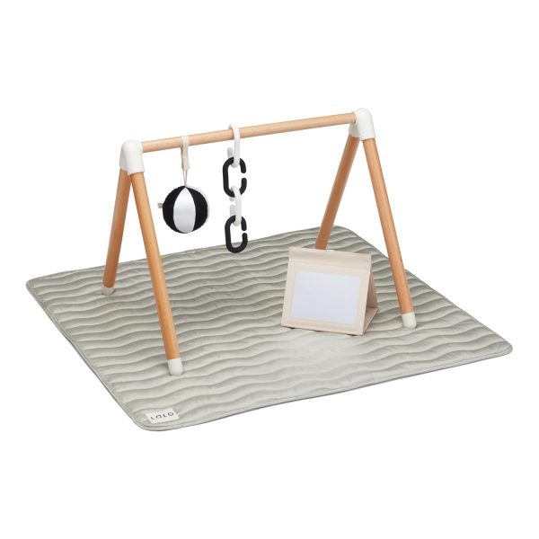 Lalo Puzzle Play Mat, Sage Wickerwork, 4x6 Sale