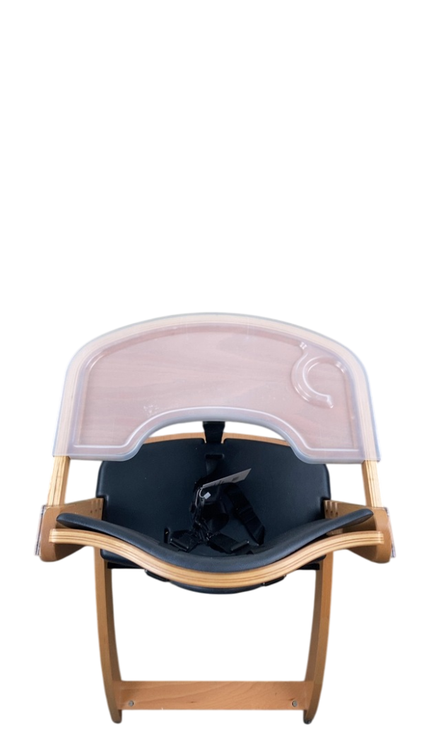 Abiie Beyond Junior Y Wooden High Chair, Black Pearl, Natural For Sale - Image 4