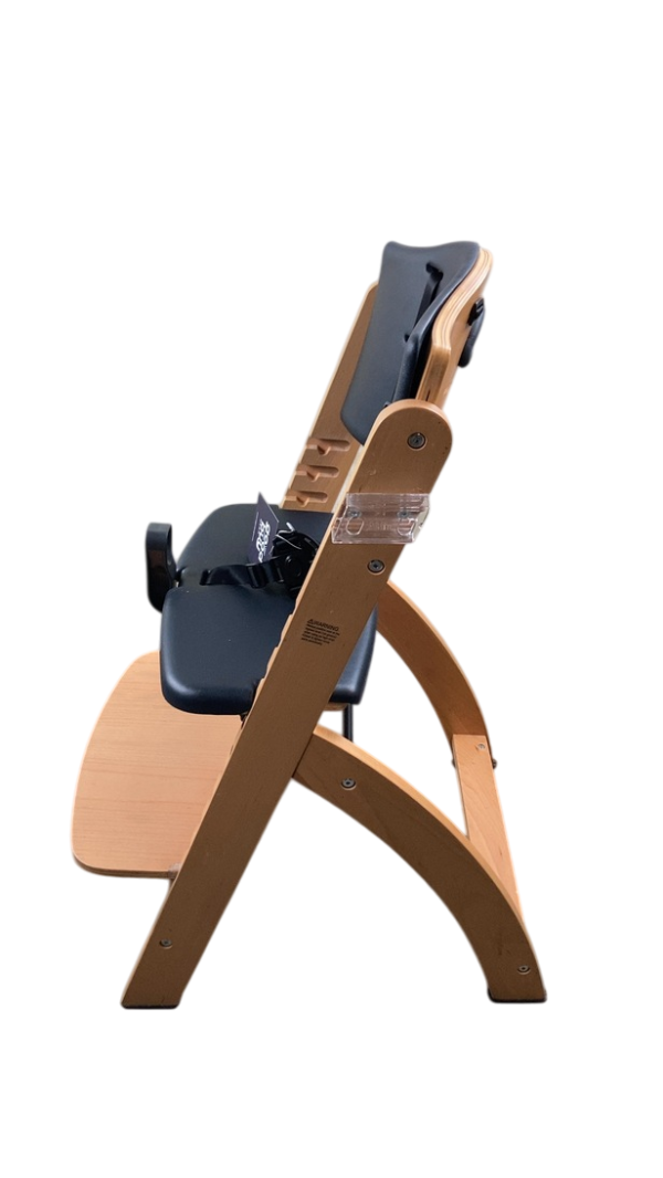 Abiie Beyond Junior Y Wooden High Chair, Black Pearl, Natural For Sale - Image 5