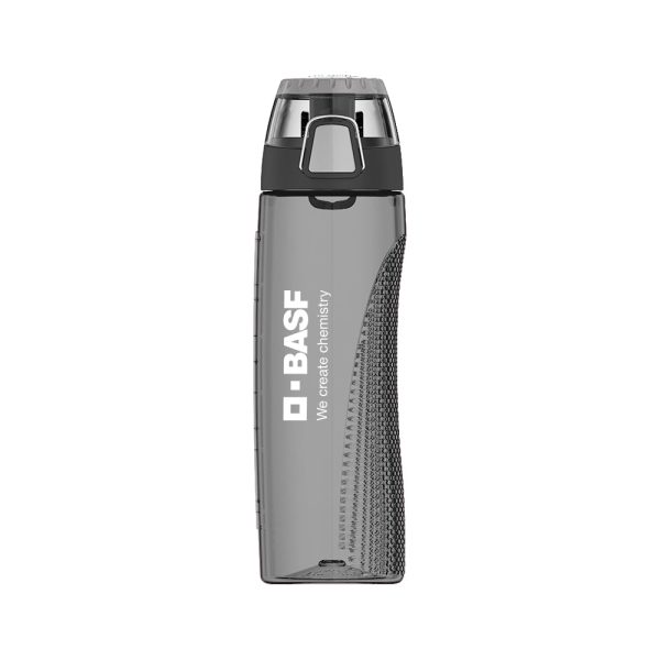 [BASF Prime]  24 oz. Thermos Hydration Bottle with Rotating Intake Meter - Smoke Sale
